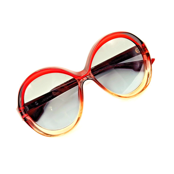 Dior Sunglasses Bianca OT5I7 Burgundy Pink Round Frame Gray Petrol Lens NEW main image 14